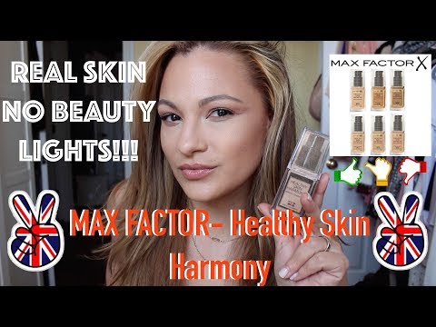 Max Factor Healthy Skin Harmony Foundation Review - WEAR TEST