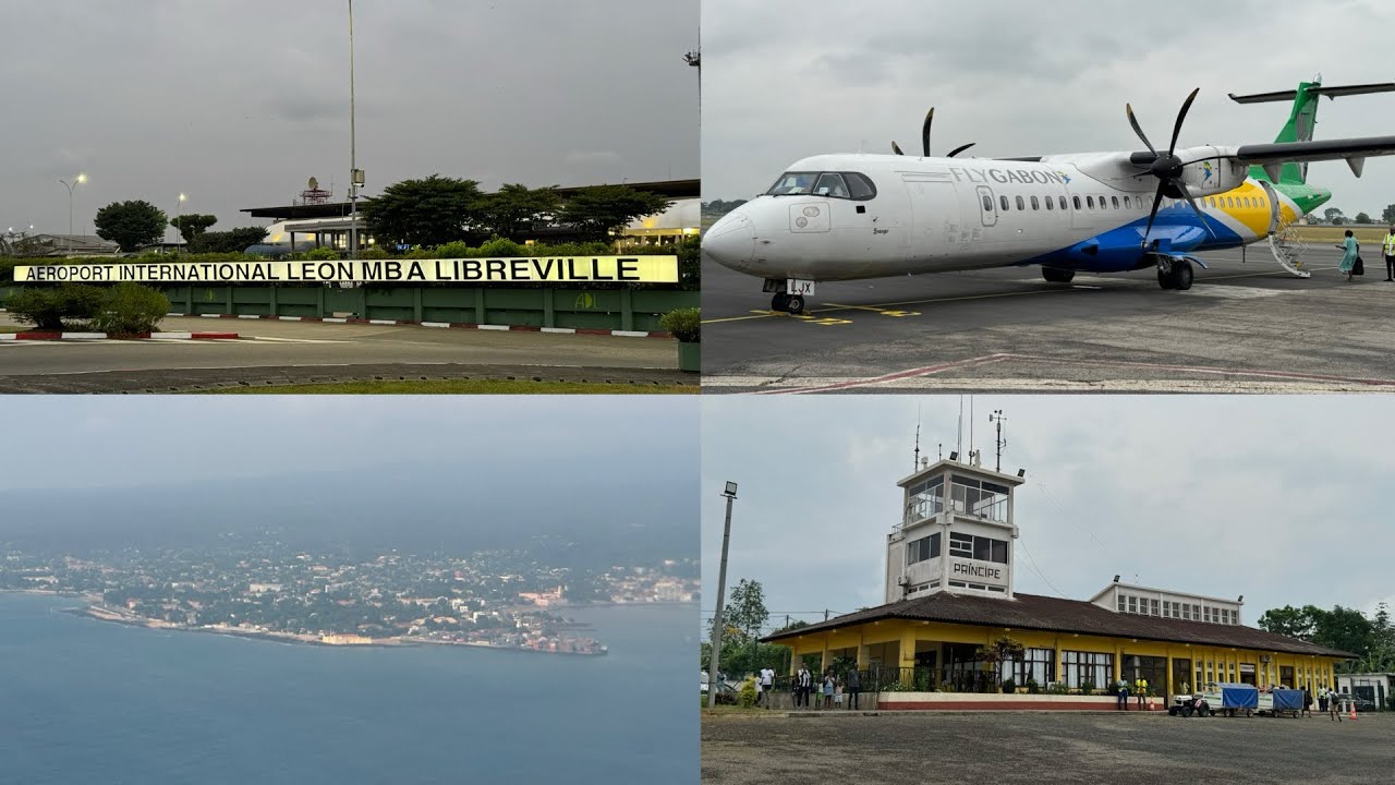 【世界一周 #372】アフリジェットエコノミークラスで行くサントメプリンシペ・プリンシペ島へ🇸🇹 AfriJet economy class Gabon → São Tomé e Príncipe