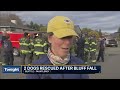Seattle Fire crews rescue two large dogs stuck down embankment