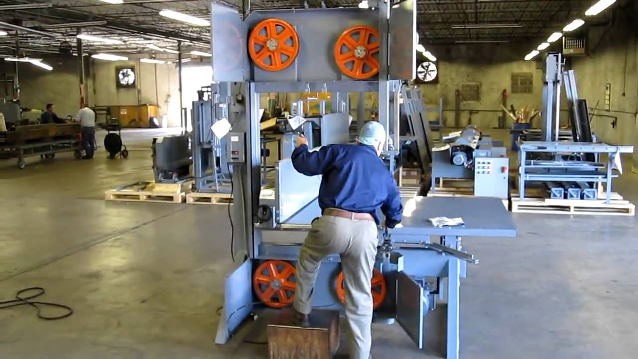 Bandsaw blade removal and installation YouTube