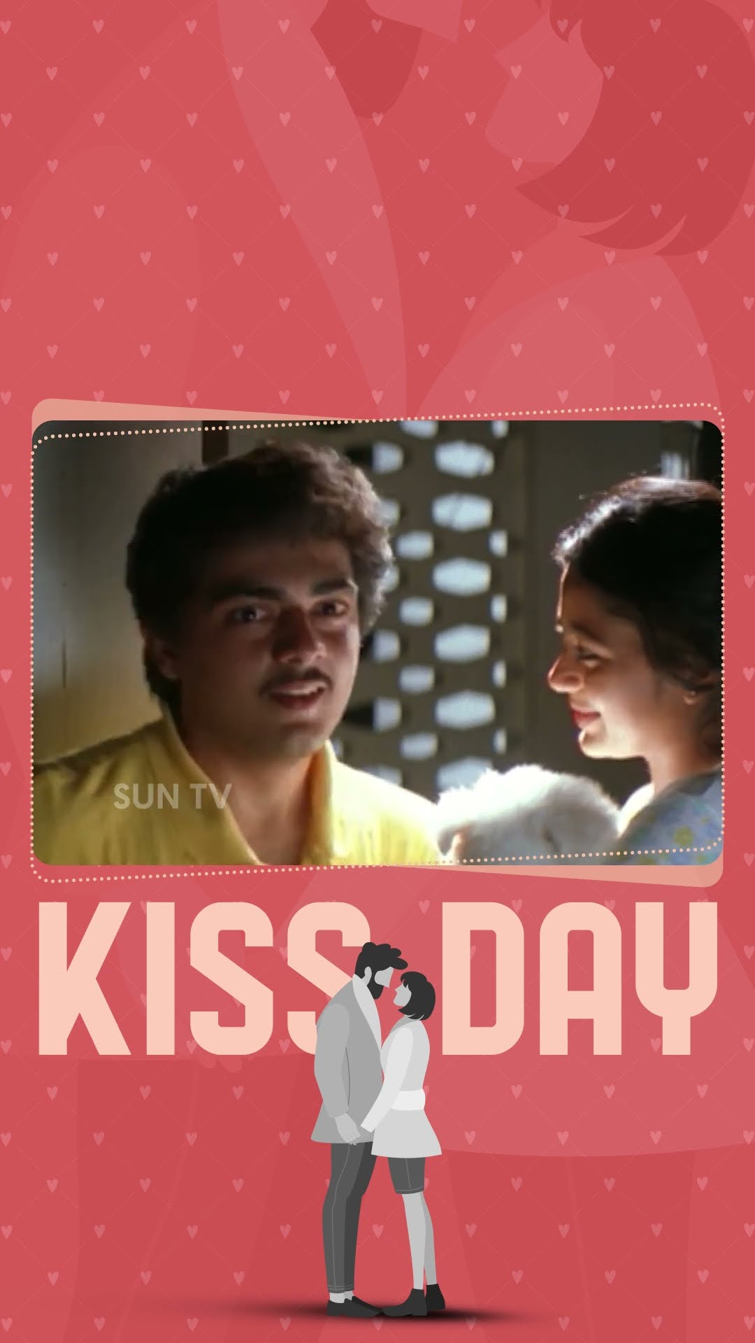 Cute scene pa ? #SunTV #ValentinesDay2025 #KissDay #AjithKumar #shorts #SunDigital