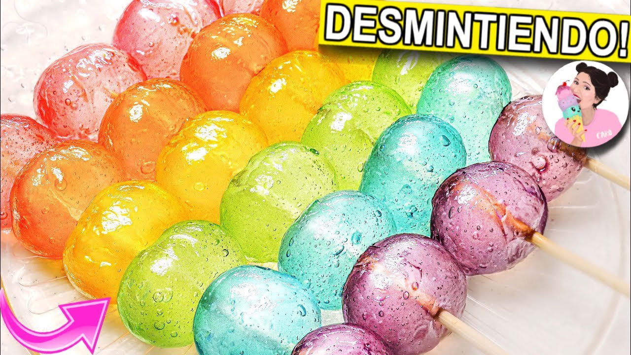 Ni idea que es esto..DESMINTIENDO RECETAS de PELOTITAS DE COLORES COREANAS - Caro Trippar