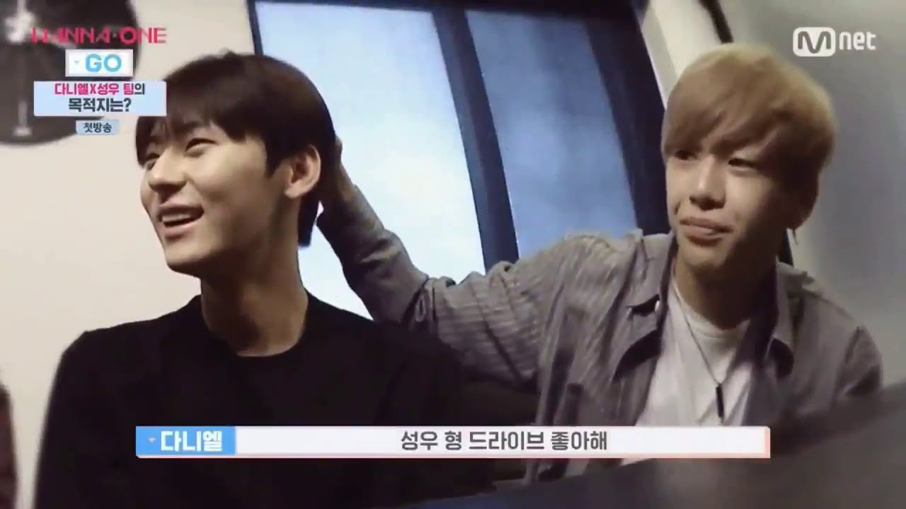 Wanna One Fixing Each Other's Hair