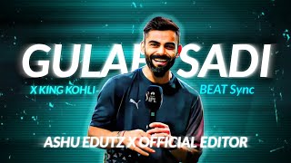 GULABI SADI X Virat Kohli COllab with @ASHUEDUTZ 😎|| #edit #trending #viratkohli 😎|| Resimi