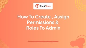 how to create Roles for admin in Multisaas   Multi Tenancy Platform #saas  #xgenious #codecanyon