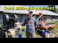 Testing Gold Ore from Nevada Using a Jaw Crusher, Hammer Mill, & Shaker Table