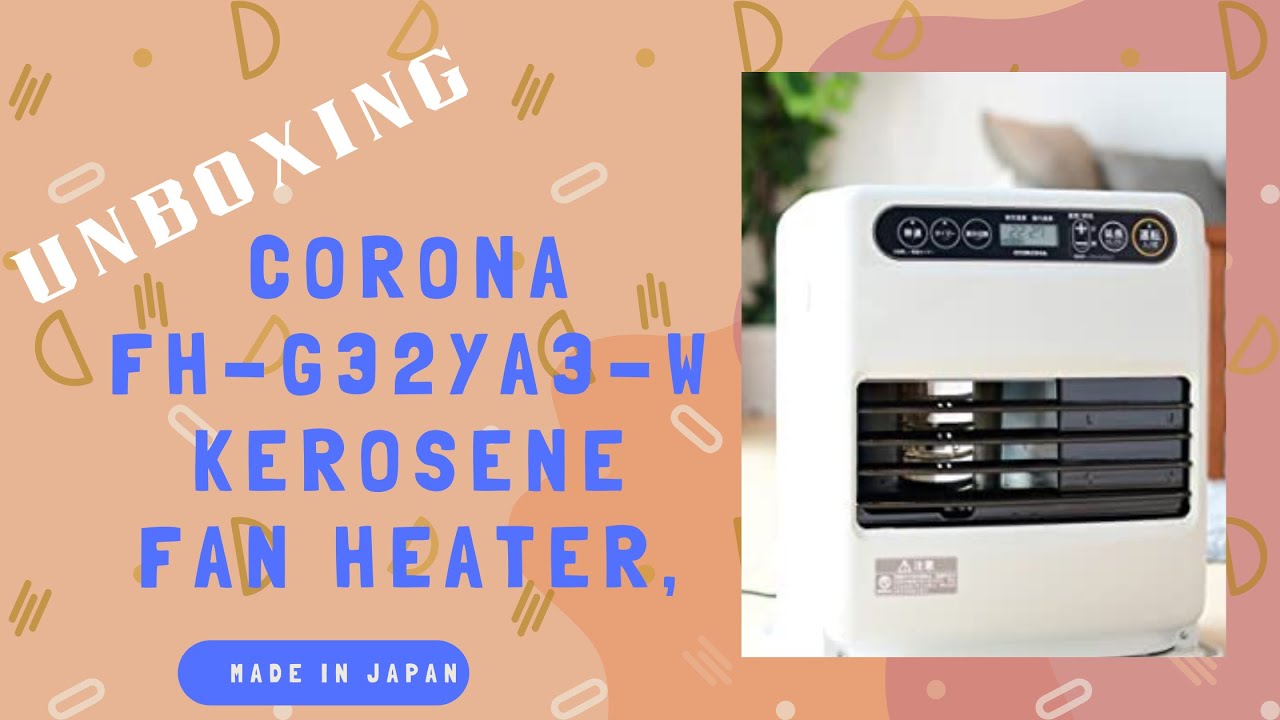 CORONA FH-G32YA3-W Kerosene Fan Heater