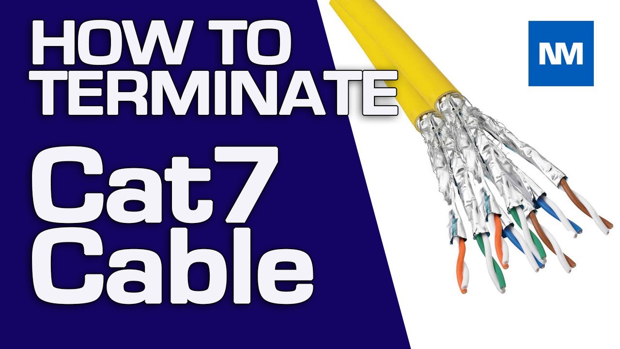 How to Terminate Cat7 Cable (Cat 7 Ethernet Cable Termination DIY guide