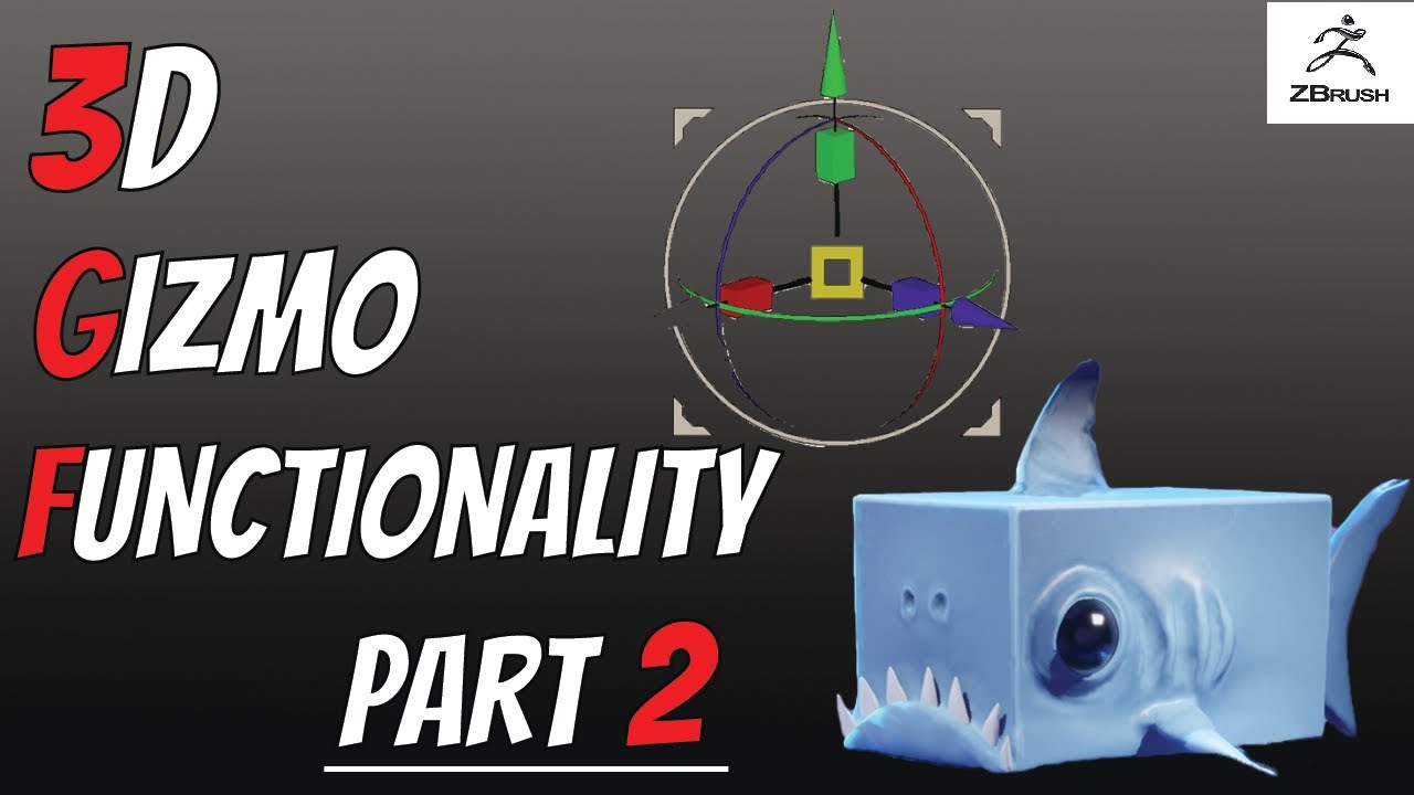 Zbrush Beginner Tutorial 3D Gizmo Functionality Part 2 - Urdu/Hindi ...