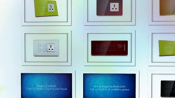 Hogar Controls Designer Color Touch Switch Panels Intro -WiHOME