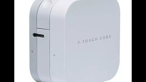 Brother PT Cube PTP300BT Bluetooth Label Printer - Quick Look