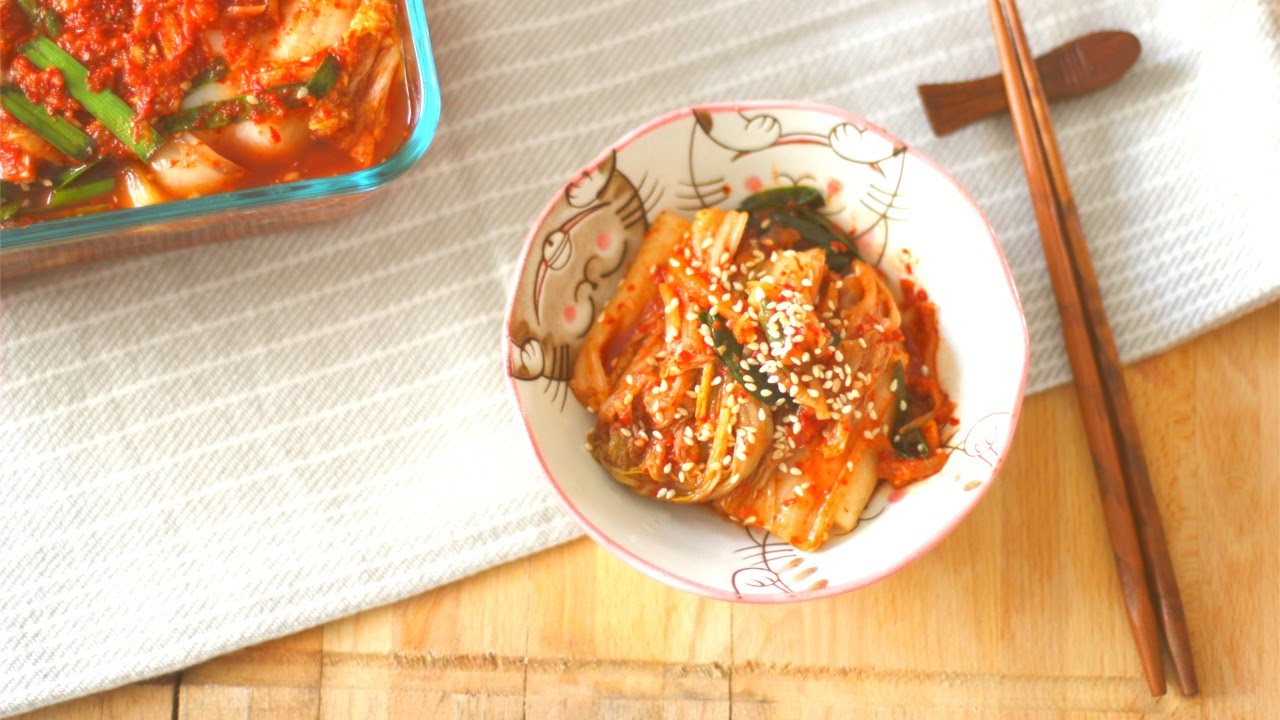 晓食堂第13集韩式泡菜 辣白菜kimchi Youtube
