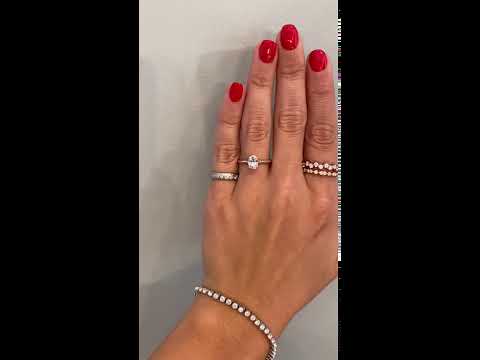 0.75 carat oval diamond ring discount