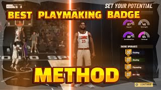 BEST PLAYMAKING BADGE METHOD IN NBA 2K22 CURRENT GEN! 10+ BADGES IN LESS THAN 3 HOURS (NBA 2K22)