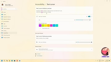 How to Turn off Text Cursor Indicator on Windows 11