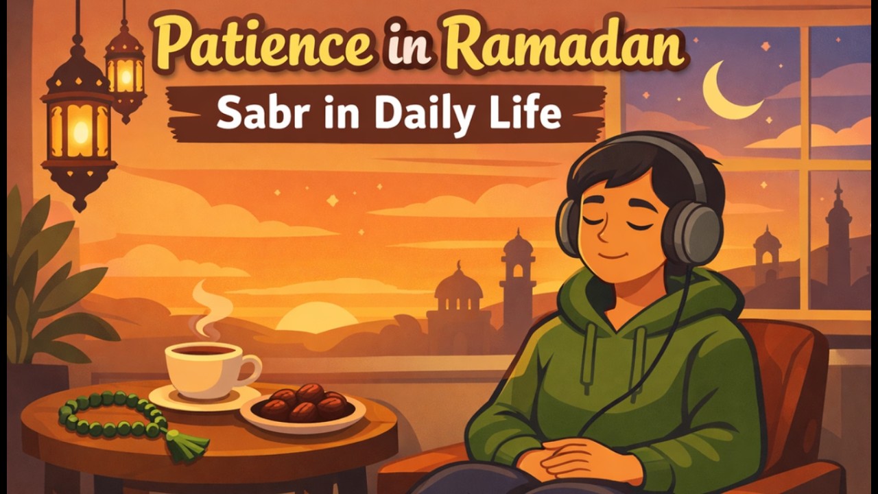 Patience in Ramadan | Sabr in Daily Life | English Listening Practice B1 Level