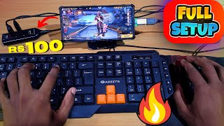 Play Free Fire With Keyboard and Mouse On Mobile🤯 | Pro Mobile Gaming Setup🔥 screenshot 2