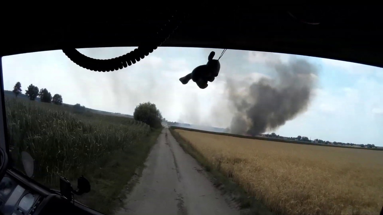 77/2018 Pożar zboża na pniu 05.07.2018 | ZRASZACZE | OSP Opalenica