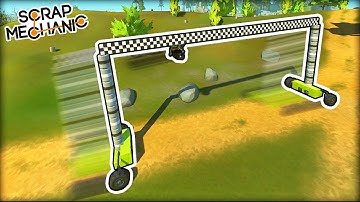 Instead of Racing Cars We Raced the Finish Line... (Scrap Mechanic Multiplayer Monday)