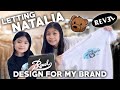 Letting Natalia Design For My Clothing Business!! ( LIMITED EDITION ONLY!) | Chelseah Hilary