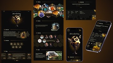 Build a Honey Bee Shop Website from Scratch – HTML, CSS & JavaScript Tutorial 🐝