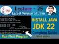 How to Install Java JDK 22 on Windows 10/11 [2024] | Creative Java Programming