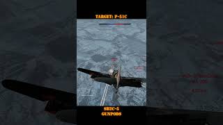 #WarThunder - SB2C-5 Helldiver with gunpods kill P-51C! #sabaton #gaming