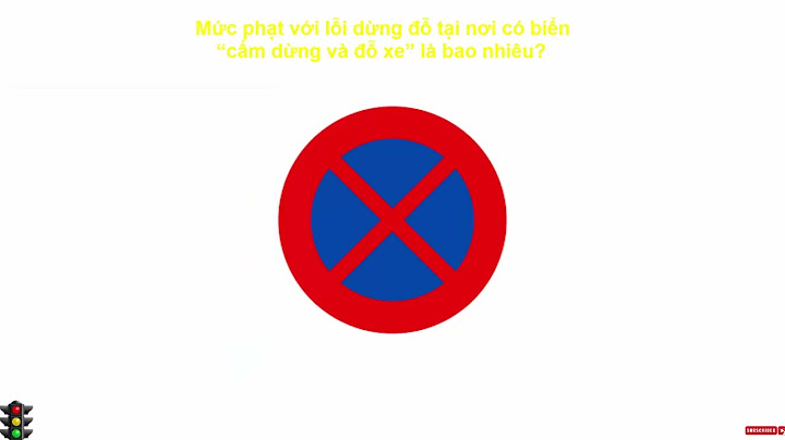 Cấm dừng xe và đỗ xe phạt bao nhiêu