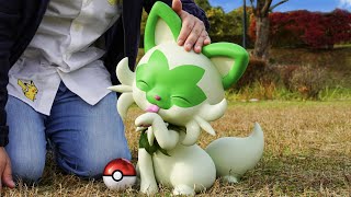 【粘土】等身大のニャオハ作ってみた Making Sprigatito「Life-size」【ポケモン】/ Pokémon Clay Art / Pokémon Scarlet and Violet