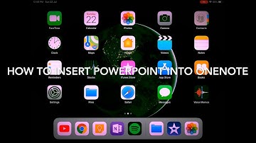 How To open powerpoint file in OneNote on iPad