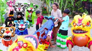 MENOLONG BARONGSAI YANG MELAHIRKAN BARONGAN MACAN KEMBAR EMPAT