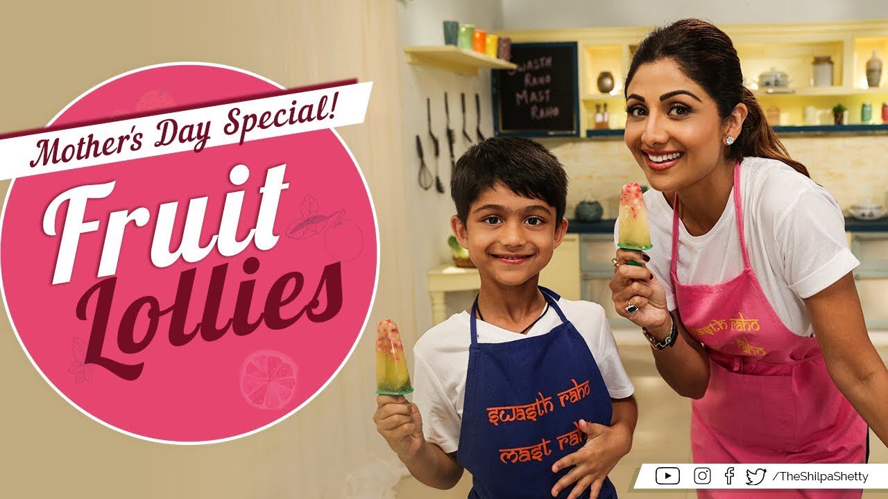 Fruit Lollies | Shilpa Shetty Kundra | Healthy Recipes | B Natural Fruit Beverages