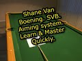 Shane Van Boening (SVB) Aiming System.  Step by step.  Millions of players should use this system!