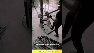 Smart Steel Bending Technique Using Manual Lever Machine for Accurate Rebar Shaping