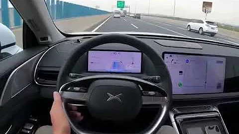 Chinese knockoff of Tesla's autopilot system. The car belongs to I3 series of XPeng Motors. - DayDayNews