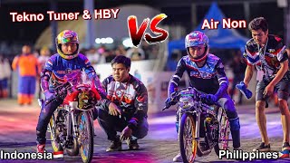 Tekno tuner & Mr.HBY🇮🇩 Vs Air non philippines🇵🇭(KR150 Carburater 30mm.)