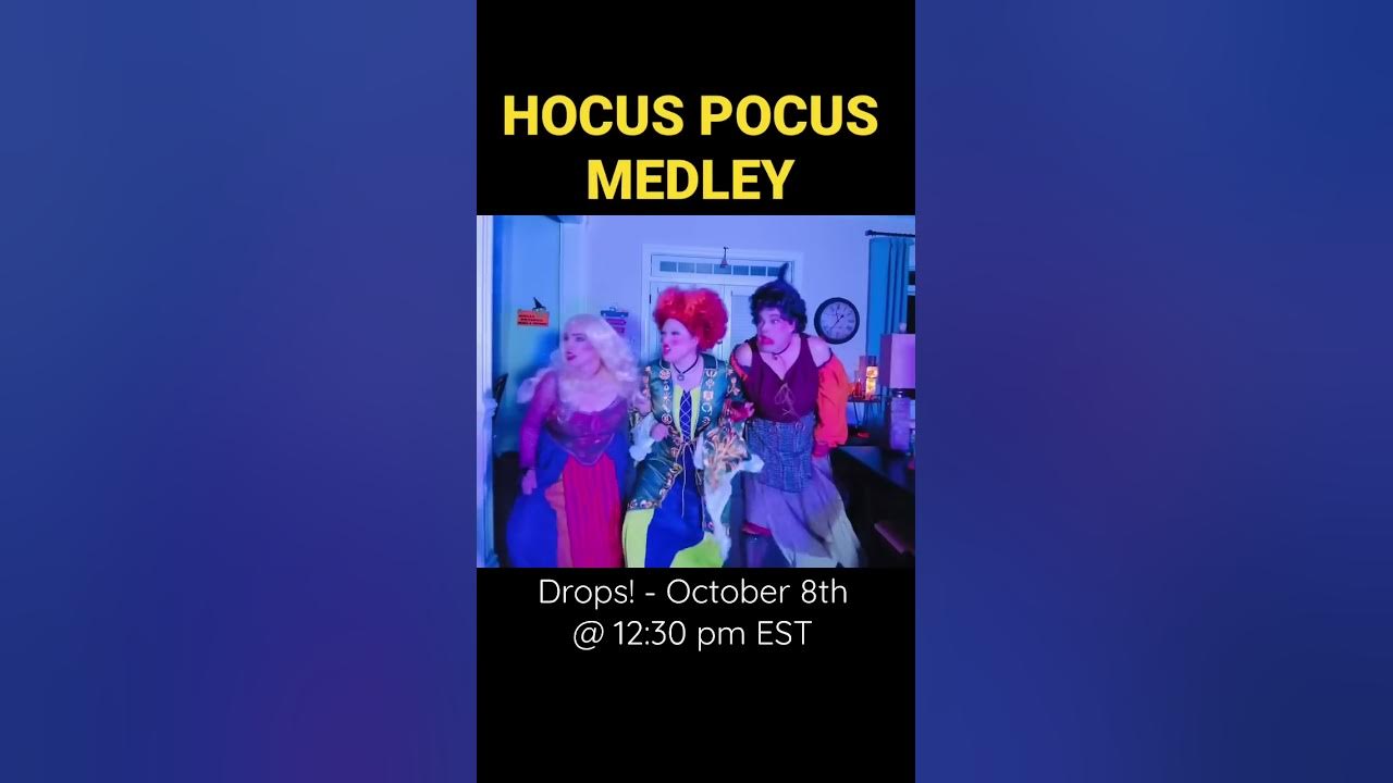 NEW HOCUS POCUS MEDLEY!!! 😈🔥 #shorts #sharpefamilysingers