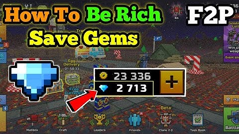 TIPS To Save Up Gems | How To Be Rich in Pixel Gun 3D