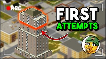 Spawning On The TALLEST BUILDING In Project Zomboid! Day ONE Of The Skyscraper Challenge! (Build 42)