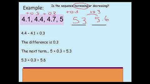13.5.19 - To complete a decimal sequence.
