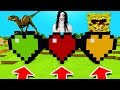 Minecraft PE : DO NOT CHOOSE THE WRONG HEART! (Spongebob.EXE, Jeff The Killer & Raptor)