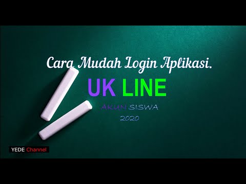 Cara login ke aplikasi UKLINE untuk akun siswa // 2020