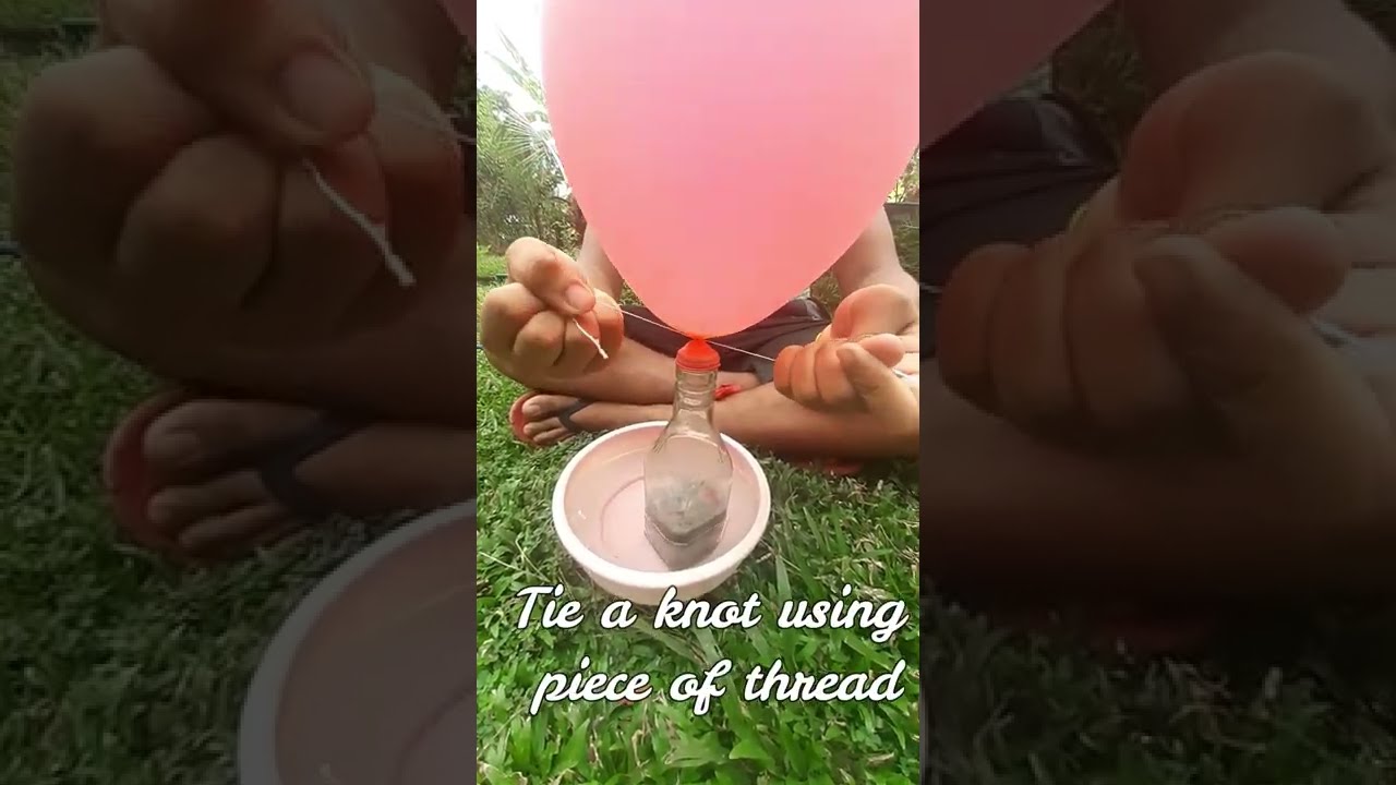 How to fly a Hydrogen Balloon at home easily🎈 