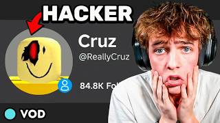 my roblox account got HACKED.. (VOD)