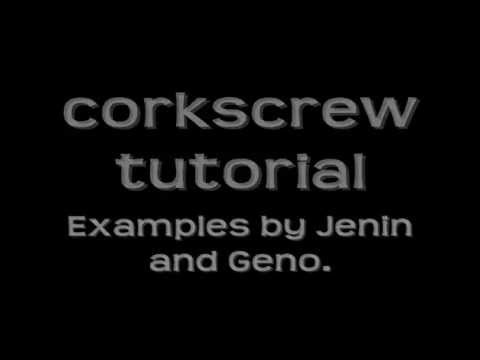 corkscrew  tutorial