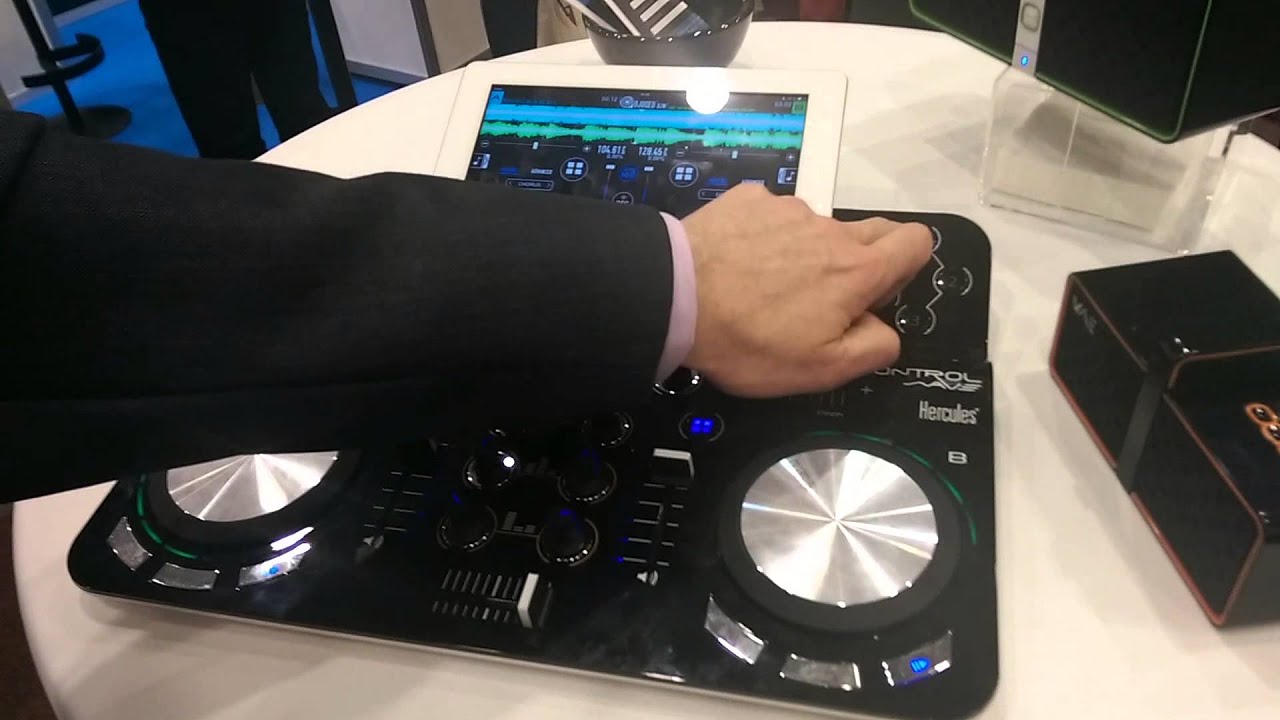 Hercules DJ Control Wave para iPad YouTube