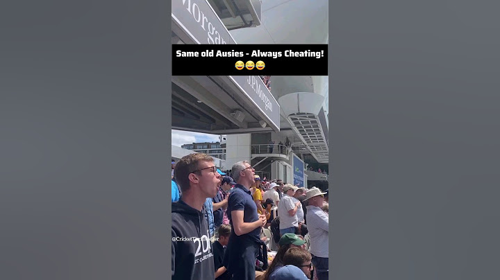 England Fans after Jonny Bairstow Run-out 😂 #cheating