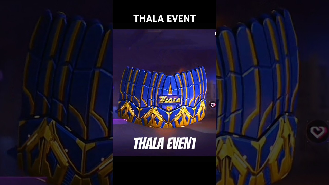 THALA EVENT IN FREE FIRE 