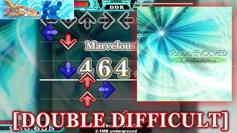 【DDR X3】 Tohoku EVOLVED [DOUBLE DIFFICULT] 譜面確認＋クラップ