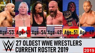 27 Oldest WWE Wrestlers 2020 Current Roster [HD]